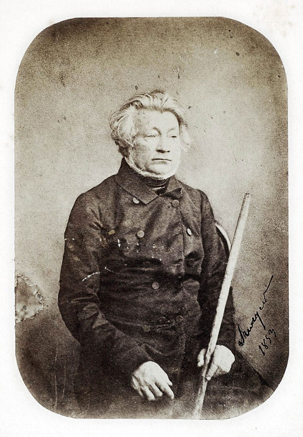 Адам Мицкевич с посохом паломника, снимок 1853 года, реп. Петр Мечик / Forum